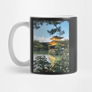 Golden Kyoto Temple Mug